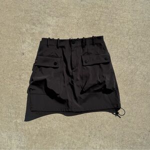 Zara Black Mini Skirt with Pockets